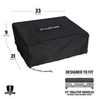 22" Tabletop Griddle Cover