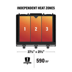 28" Drop-in Griddle with Hood (Natural Gas)