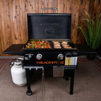 28" Griddle with Hood and Front Shelf