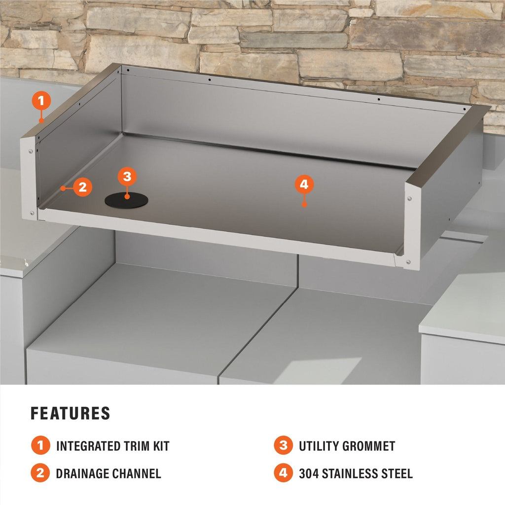 36" Drop-in Griddle Insulating Jacket and Trim Kit