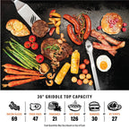 36” Griddle with Hood