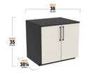 Blackstone Kitchen 36" Cabinet w/Shelves