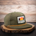 Hat-Loden/Gold with Blackstone Sunset Patch