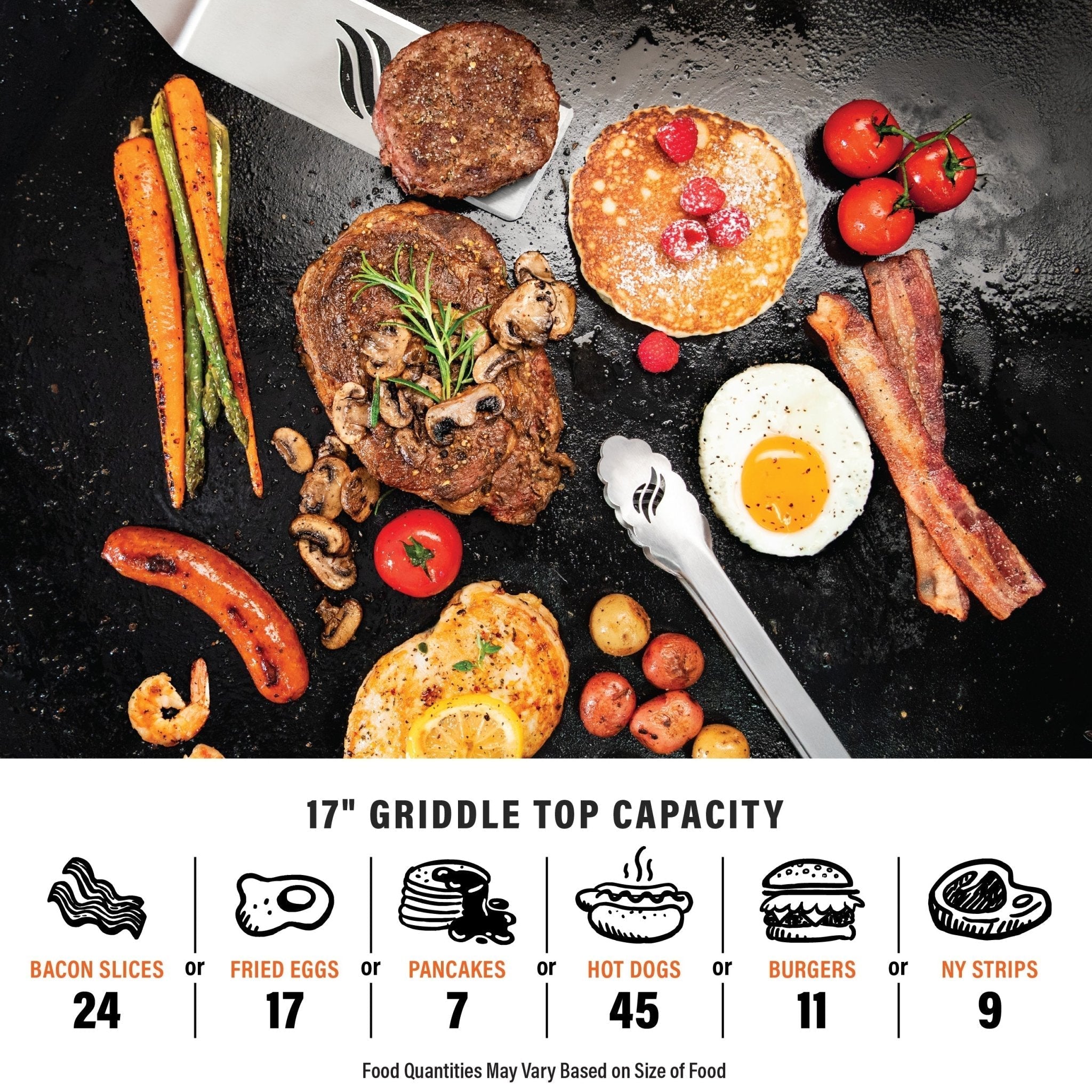 17" Tabletop Griddle with Hood Bundle