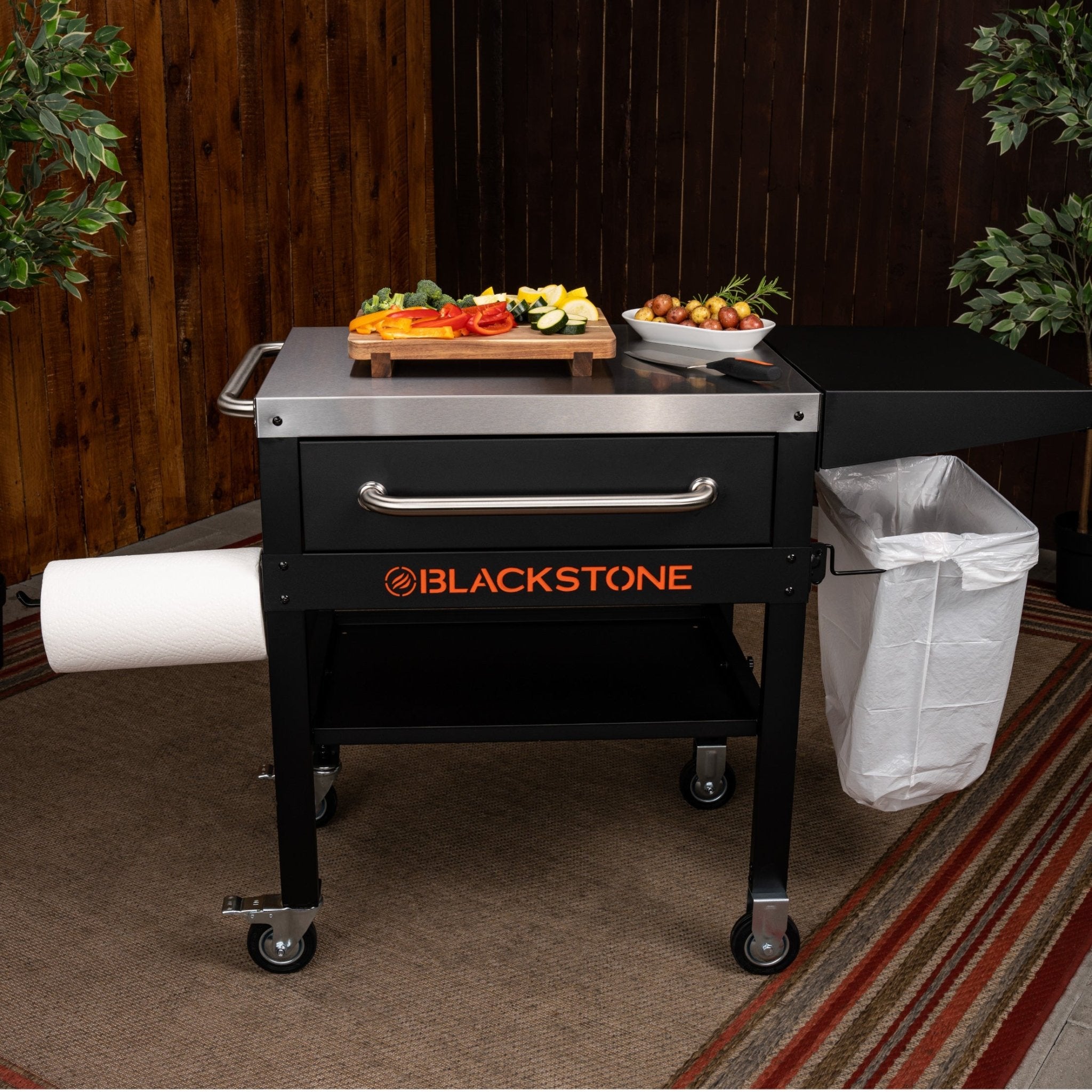 Serve & Store Prep Cart